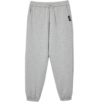 【加绒】杰克琼斯男装25秋新款卫裤美式黑色束脚运动长裤休闲裤子