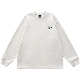 【CLOTTEE by CLOT】小熊猫背影刺绣长袖T恤 微磨毛亲肤男女同款