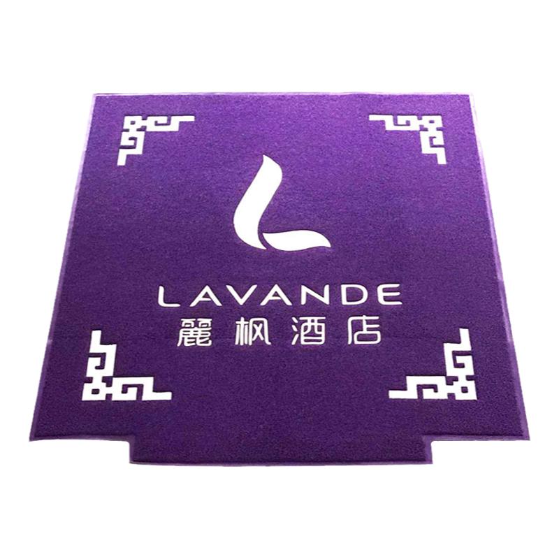 地垫入户门定制PVC丝圈入户门地垫电梯地毯定制LOGO门口地垫进门