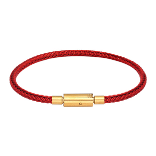 可穿3D硬金转运珠手绳防水钢丝绳替换红皮绳本命年黄金串珠手链绳