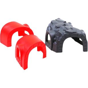 隧道木质轨道车配件木制小火车路轨铁轨拼装积木益智儿童小孩玩具