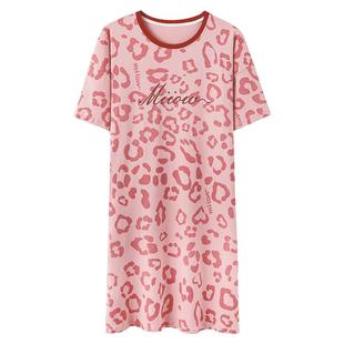 蕉晚睡裙女带胸垫夏季2025新款纯棉薄款少女士性感睡衣大码家居服