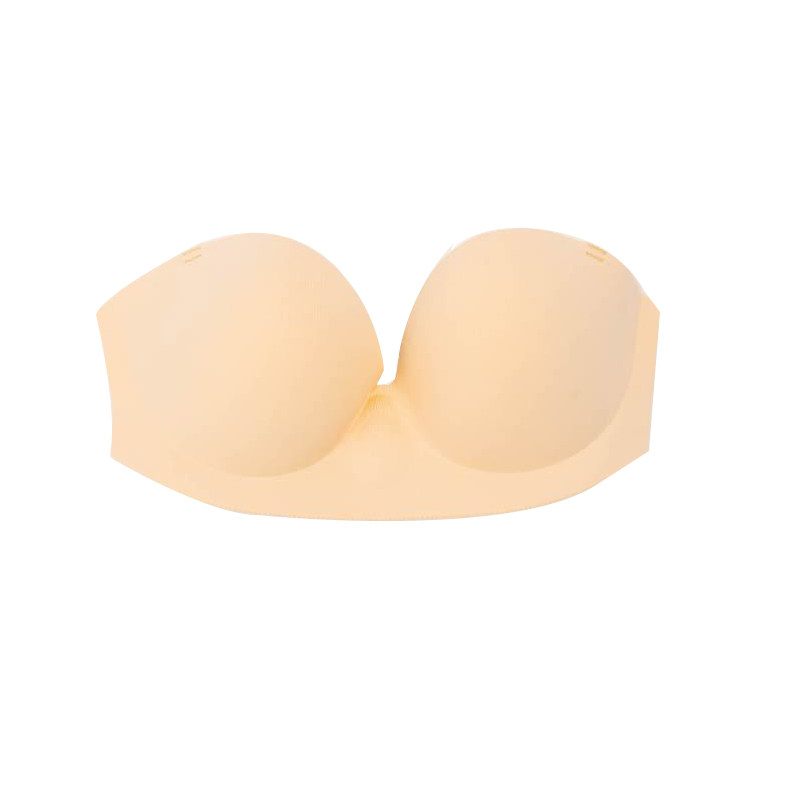 侧翼充气胸贴女隐形婚纱聚拢上托小胸显大新娘拍照内衣无肩带5CM