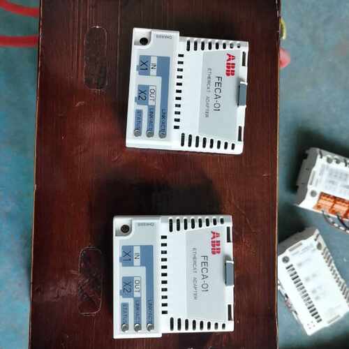 议价咨询后拍ABB变频器通讯模块FECA-01成色漂亮