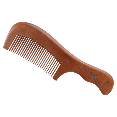天然桃木梳子家用木头静电脱发正品檀木梳牛角防男士女士长发专用