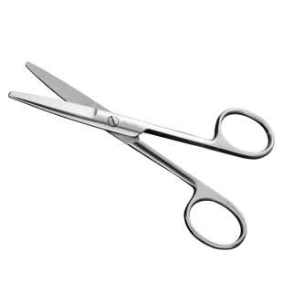 可孚手术剪刀专用医用外科圆头小型不锈钢拆线弯头小剪刀组织剪