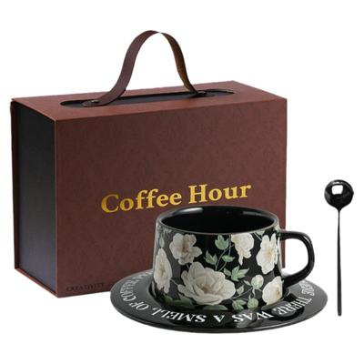 陶瓷法式咖啡杯碟礼盒装