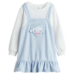 【三丽鸥系列】HM童装儿童女童裙子春季新款图案卫衣裙1308762