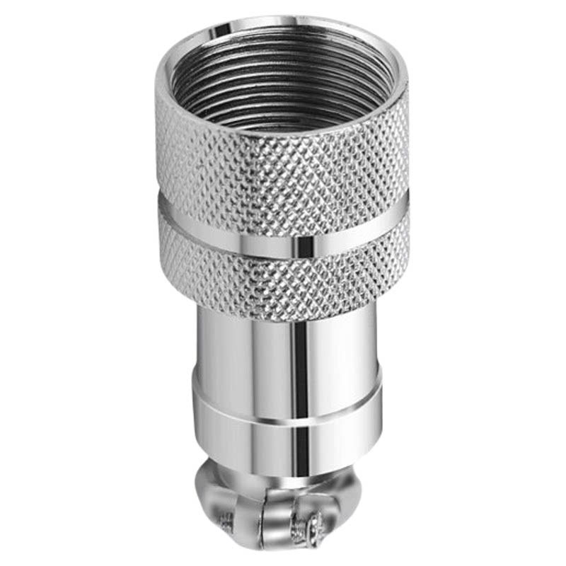 航空插头GX12/16/20mm-2/3/4/5/6/7/8芯面板固定式公母对接连接器