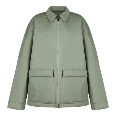 TR同源纯棉85鹅绒大口袋羽绒服