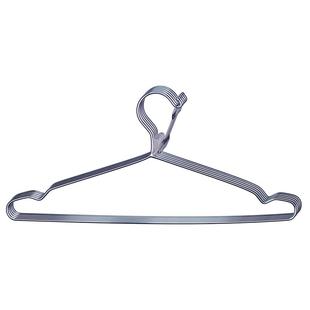 升级防风型加粗实心304不锈钢晾衣架衣服撑卡扣防滑晾晒架防掉落