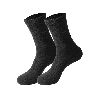 七匹狼爸爸穿加厚羊毛保暖高筒袜