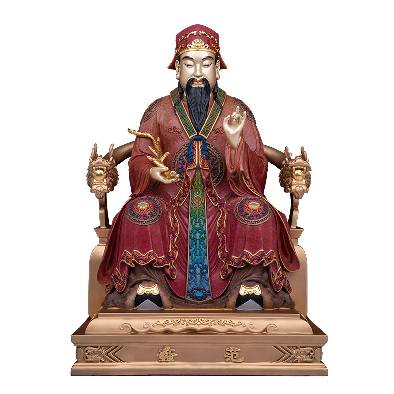 范蠡文财神铜像中式招财摆件