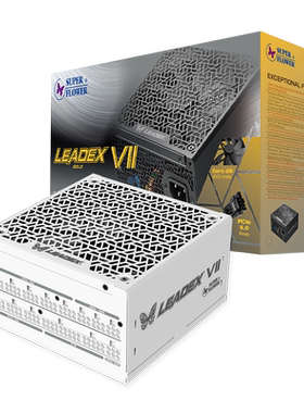振华LEADEX VIIG1000W白色ATX3.1电源电脑台式机主机金牌全模组