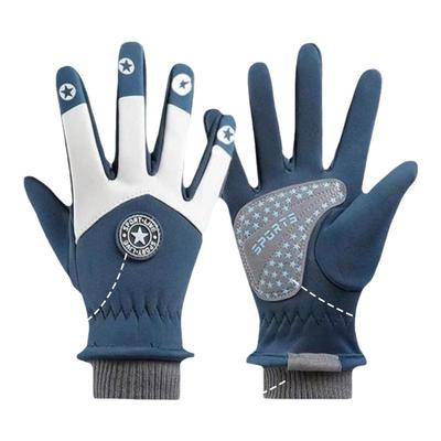 儿童手套冬季男童加绒保暖防风