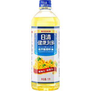 日清芥花籽油1L装少油烟不油腻