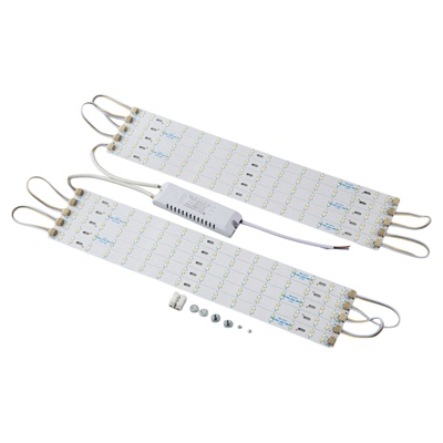 led贴片灯条三色变光客厅灯改造长条灯板吸顶灯替换白光灯芯灯带