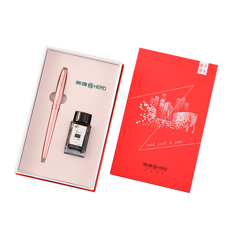 HERO精致时尚教师节礼物英雄钢笔