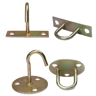 彩锌挂钩吊扇沙包钩固定钩抓钩起承重吊钩锁扣墙壁铁吊钩四款任选