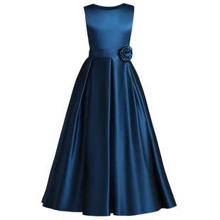 儿童管乐团音乐会礼服女童公主裙高端礼服主持人小礼服古筝晚礼服