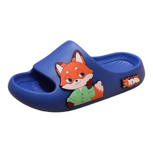 疯狂动物城儿童拖鞋男童室内防滑女童软底夏季家居男孩女孩卡通