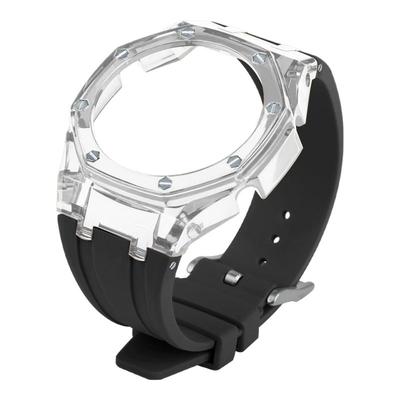 ga2100改装冰川透明表壳树脂表带