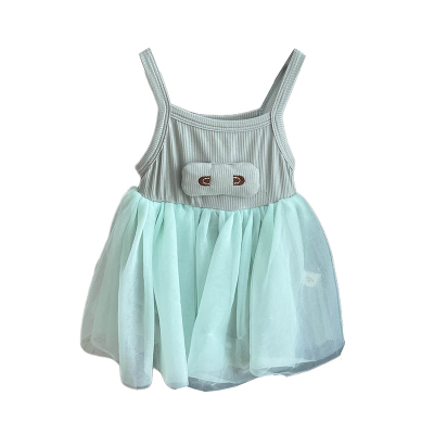 吊带裙子连衣裙公主甜美女婴夏季