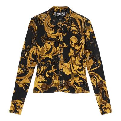 【季末优惠】VERSACE JEANS COUTURE 女士Porcelain Barocco衬衫