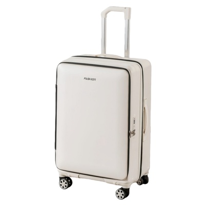 侧开盖可扩容20寸登机旅行拉杆箱