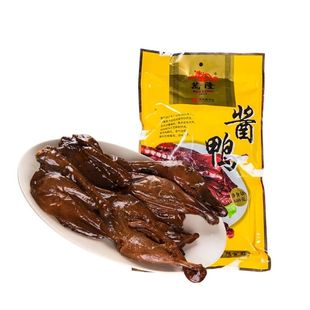 万隆酱鸭600g浙江杭州市酱鸭一整只熟食全鸭零食真空酱板鸭年货