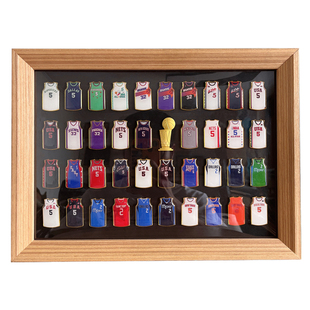 贾森基德职业生涯球衣徽章原创设计装裱实木相框球迷胸针摆台礼物