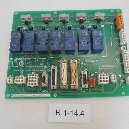 Comau Servicio Distribution Board 10127560 Con 7 Relé