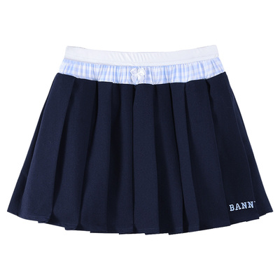 BarryBanny女童半身裙洋气百褶裙