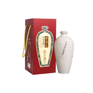 庐陵王清爽型半干黄酒 房县老酒洑汁 糯米黄酒1000ml单瓶礼品坛装