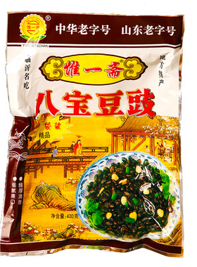 惟一斋八宝豆豉山东沂蒙特产咸菜