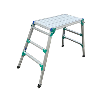 铝合金折叠马凳加厚工程专用升降伸缩平台梯工地工作台装修功夫凳