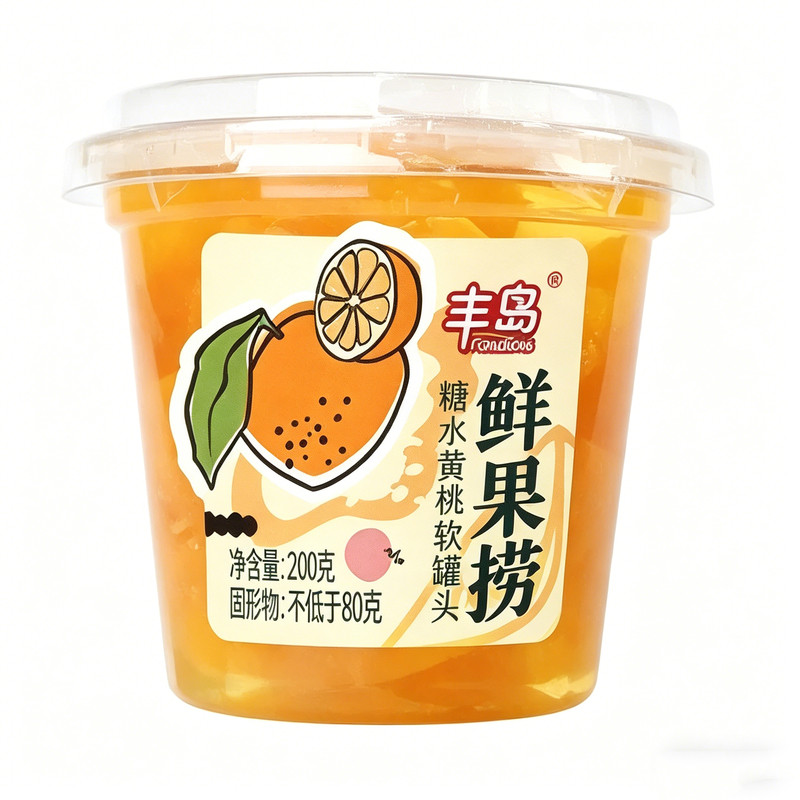 丰岛鲜果捞黄桃橘子什锦罐头