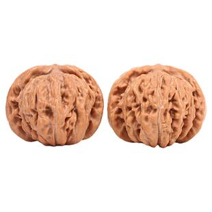 文玩四座楼闷尖白狮子头苹果园小手捻核桃男女随身手指盘把件迷你