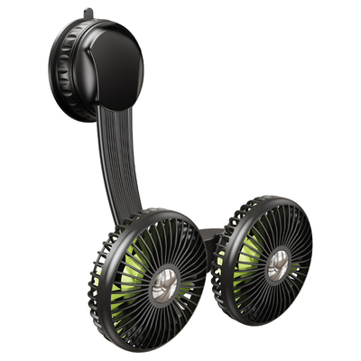 吸盘壁挂双头风扇厨房专用免打孔