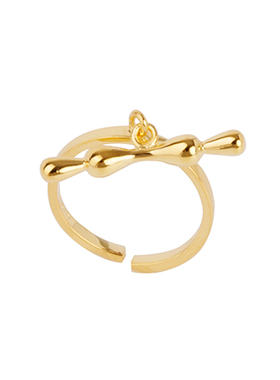 原创设计风镀金质感可调节戒指