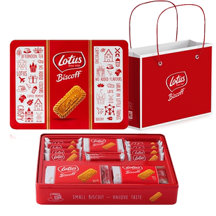 LotusBiscoff和情年货礼盒焦糖饼干零食大礼包送长辈走亲戚过新年