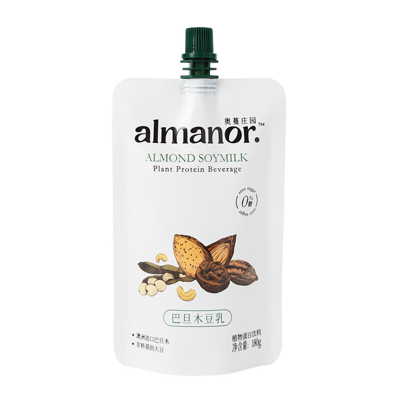 almanor奥蔓庄园巴旦木豆乳无糖豆奶每日坚果植物蛋白营养 植物奶