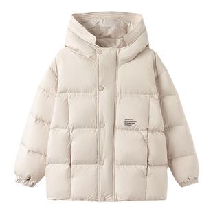 巴拉巴拉女童羽绒服宝宝加厚短款外套冬装新款儿童连帽上衣童装潮