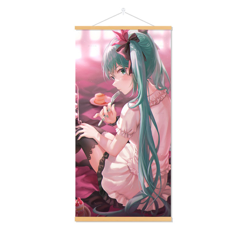 新款初音未来镜音铃人物海报周边版画