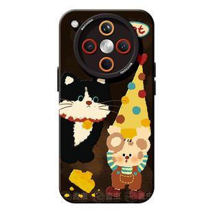 适用oppofindx8手机壳女款findx9pro保护套硅胶ultra全包防摔x7por磨砂外壳x6卡通小猫0pp0可爱x8pro新款软壳