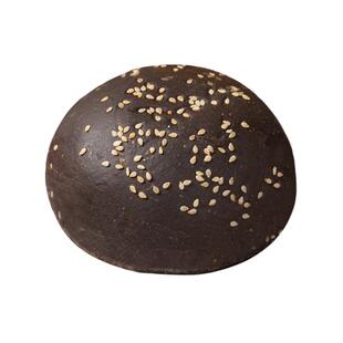 黑色美式汉堡胚商用汉堡包面包胚家用儿童小迷你汉堡早餐半成品坯