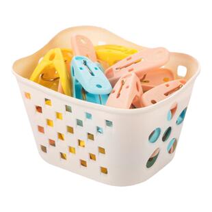 茶花塑料夹子晾衣夹家用防风衣服袜子被子晾衣服晒衣晾衣架晾晒夹