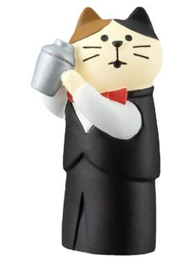 可爱弹钢琴酒吧猫咪喝酒装饰品