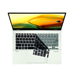 2023款华硕灵耀14旗舰版13代i5i9键盘膜UX3404V按键套UX3402V电脑UX3402Z保护膜Pro14笔记本N740屏幕贴膜