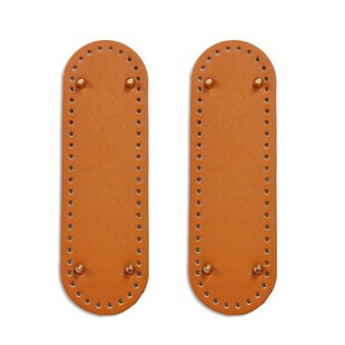 8*26包底板钩织手工包底座配件泫雅编织长椭圆PU皮革品质包底加厚